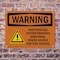Signmission Photovoltaic System Provides With Symbol OSHA Warning Sign, Plastic, 14in W x 10in L, 2PK OS-2PACK-WS-P-1014-L-12306 - alternate 7